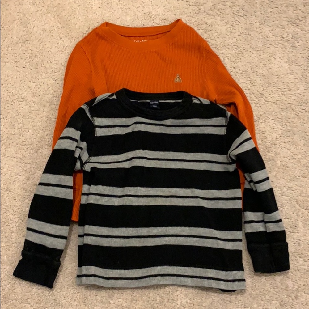 Set of two babyGap 3 T boys long sleeve Shirts